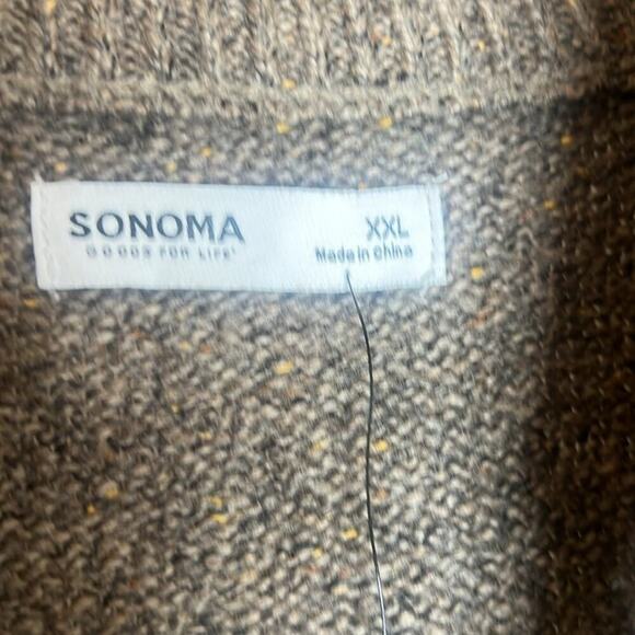 SONOMA THE SUPER SOFT QUARTER ZIP SWEATER‎ SIZE XXL - Picture 6 of 8